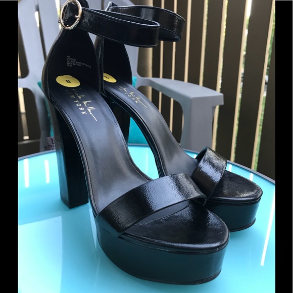 Nicole Miller Shoes - Nicole Miller black platforms.